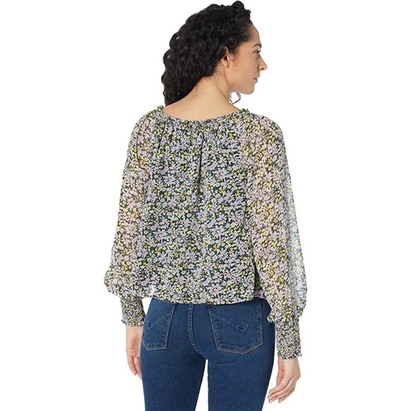 SANCTUARY Floral Top Blouse medium - Picture 8 of 8